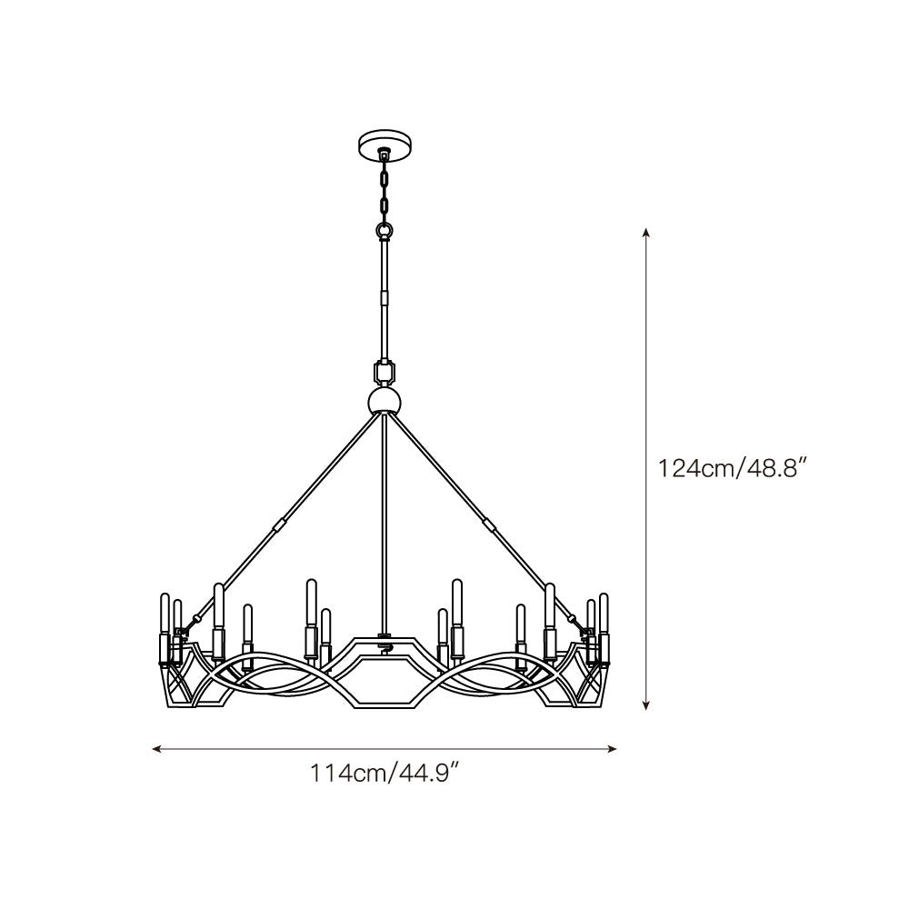 Leona Chandelier — view 4