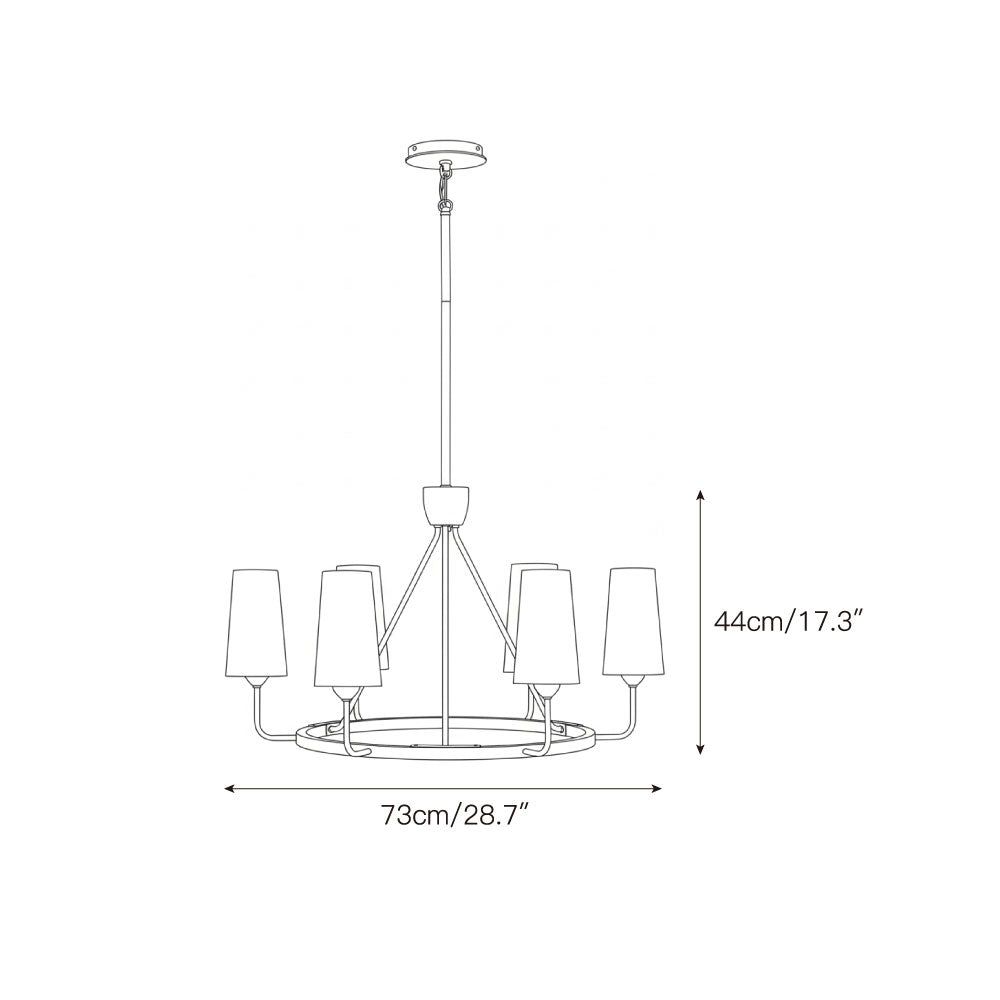 Lewis Chandelier — view 3