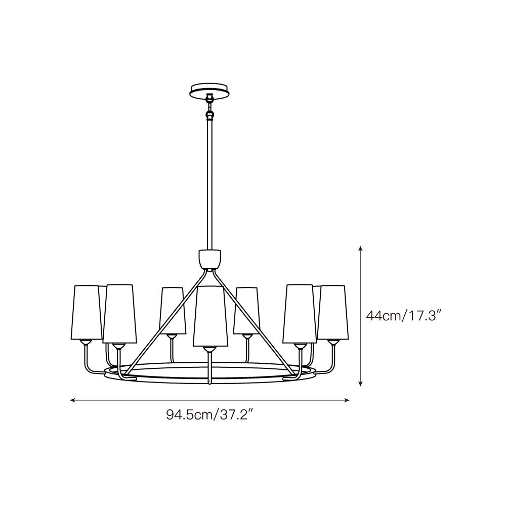 Lewis Chandelier — view 4