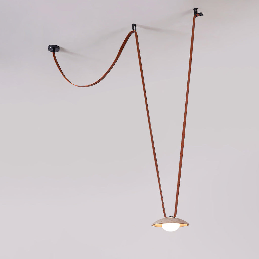 Light Rail Leather Pendant Lamp — view 16