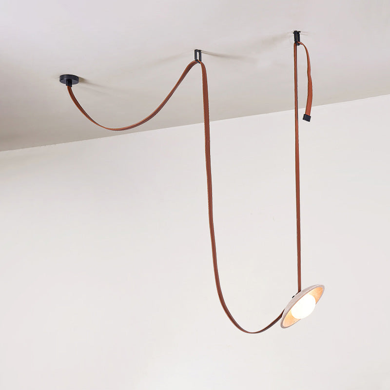 Light Rail Leather Pendant Lamp — view 14