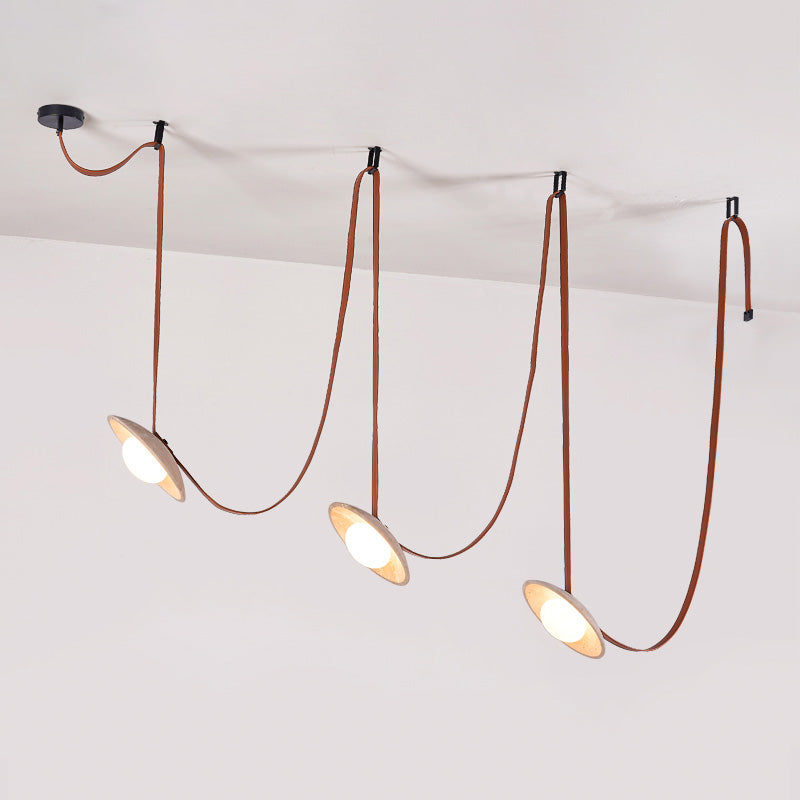 Light Rail Leather Pendant Lamp — view 15
