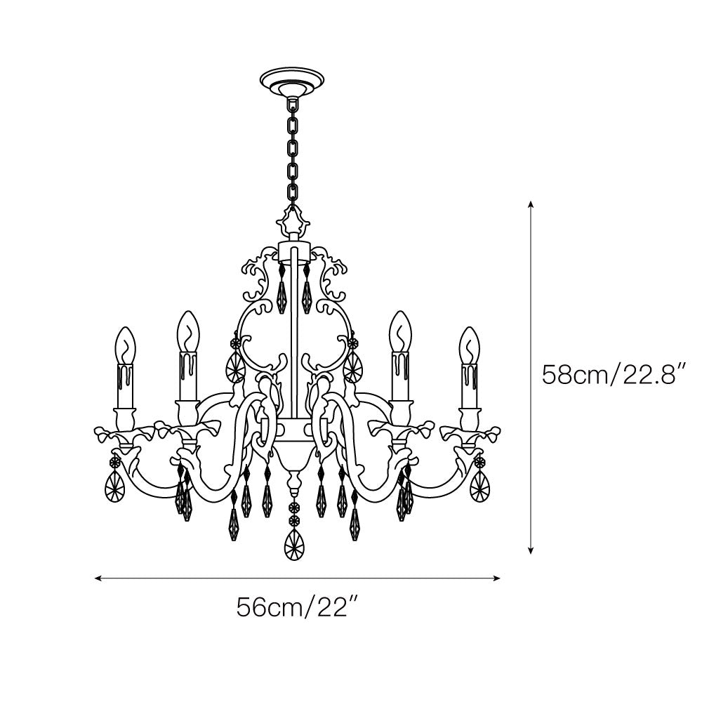Lillianne Chandelier — view 5