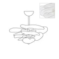 Lotus Leaf Layered Glass Chandelier — view 44