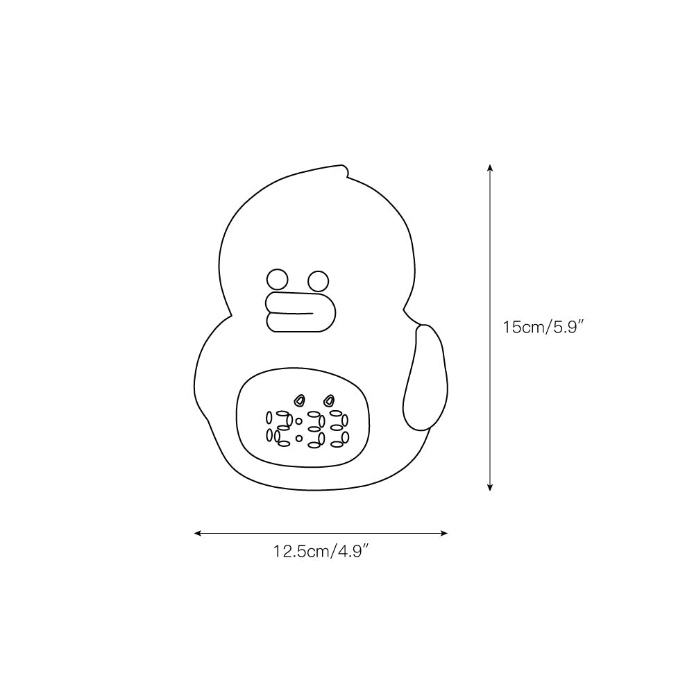 Little Duck Clock & Lamp (built-in battery) — view 4