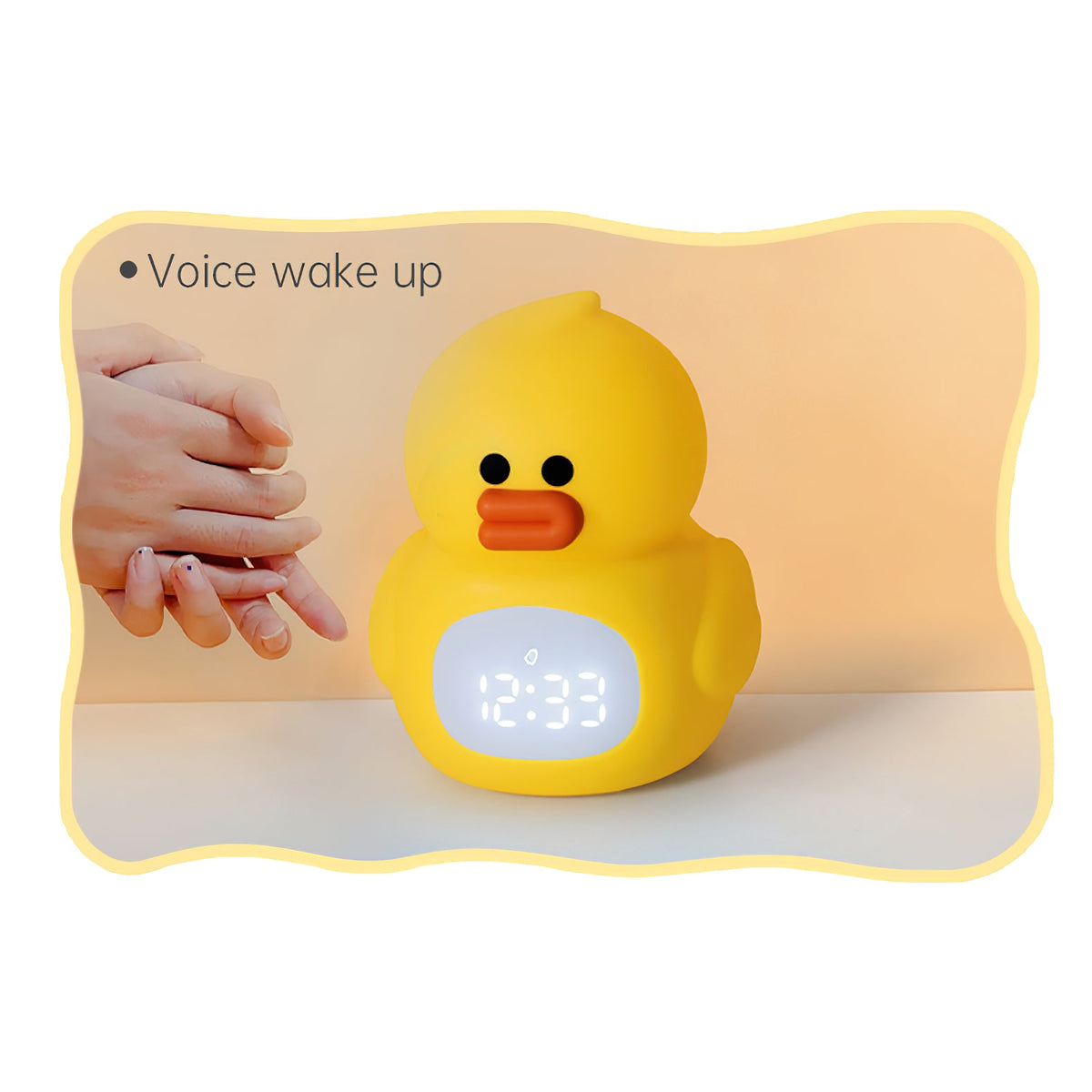 Little Duck Clock & Lamp (built-in battery) — view 12