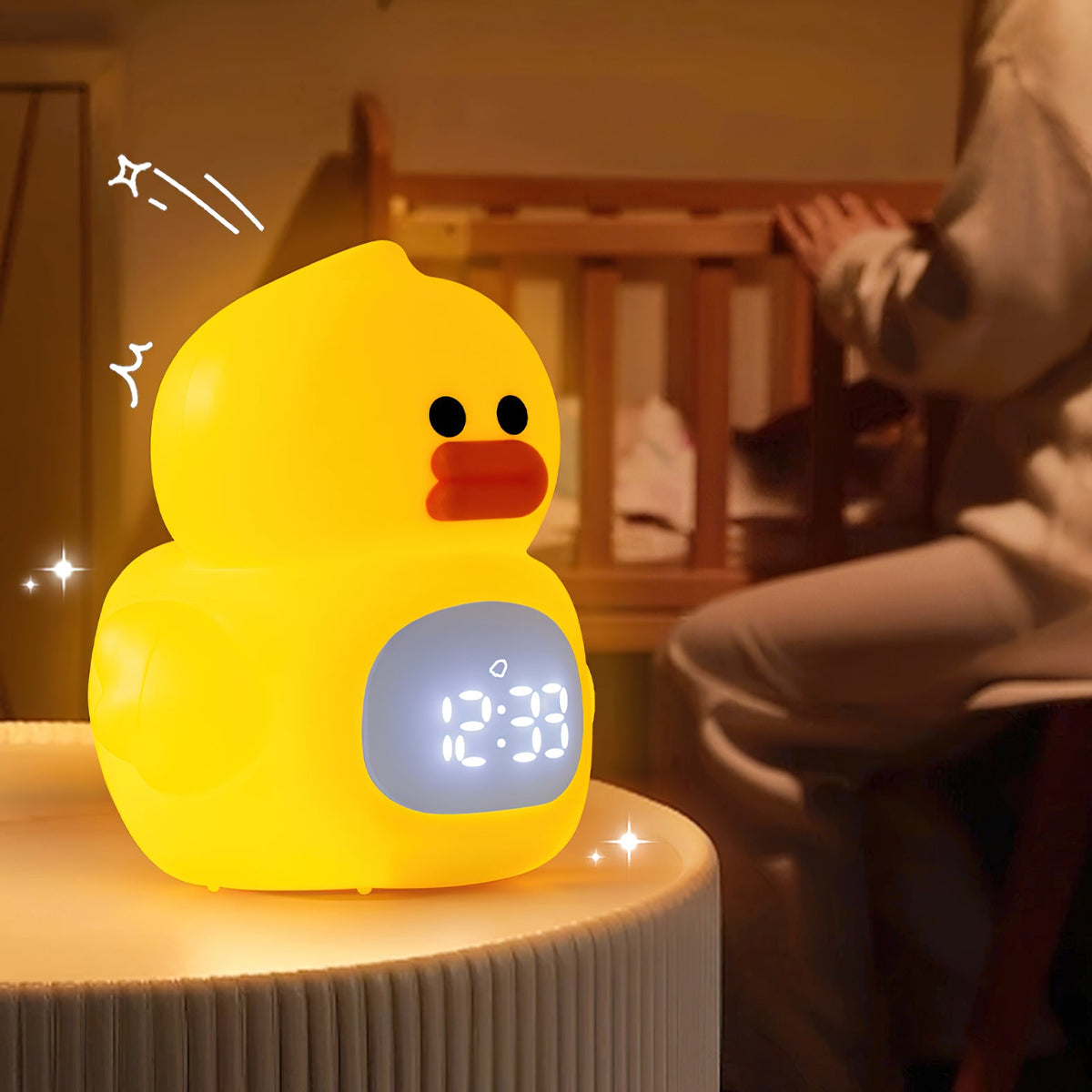Little Duck Clock & Lamp (built-in battery) — view 5