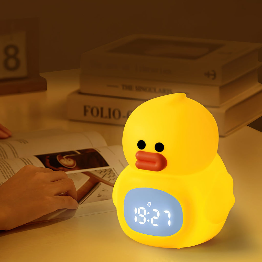 Little Duck Clock & Lamp (built-in battery) — view 2