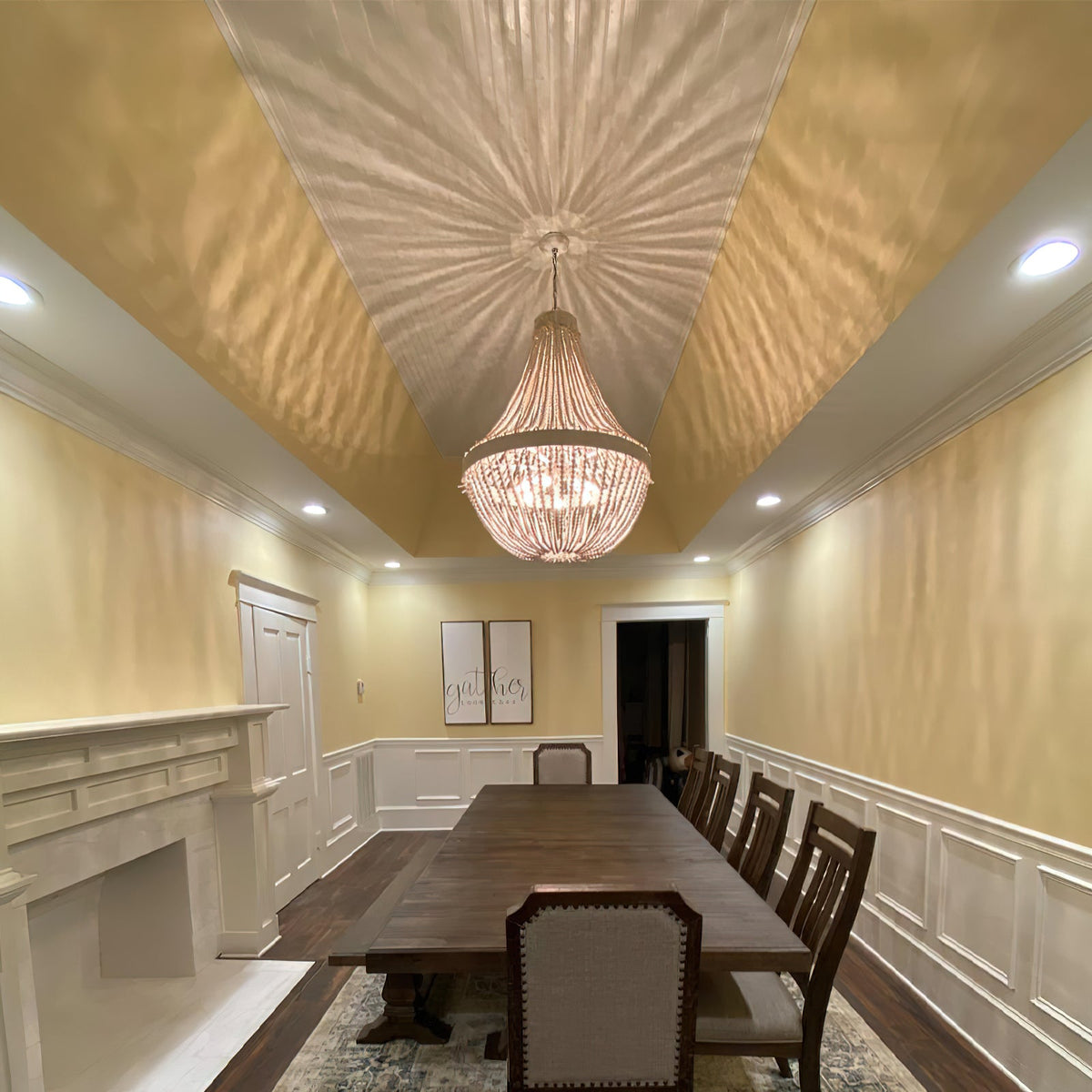 Littlefield Beaded Chandelier — view 9