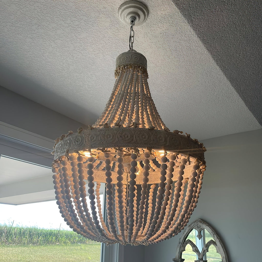 Littlefield Beaded Chandelier — view 12