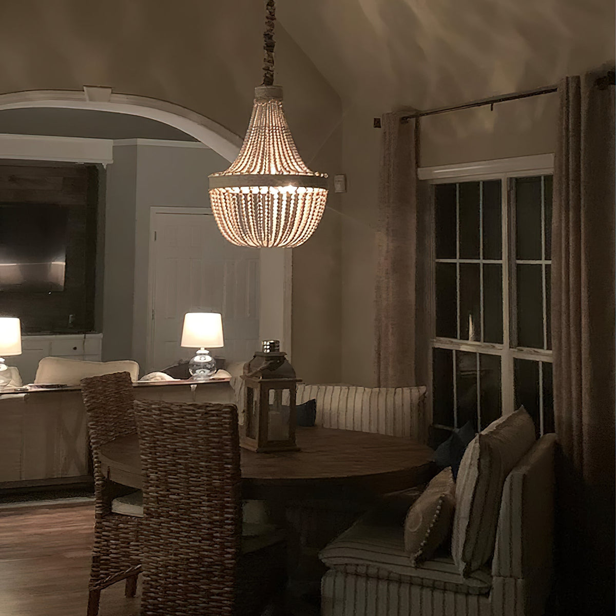 Littlefield Beaded Chandelier — view 7