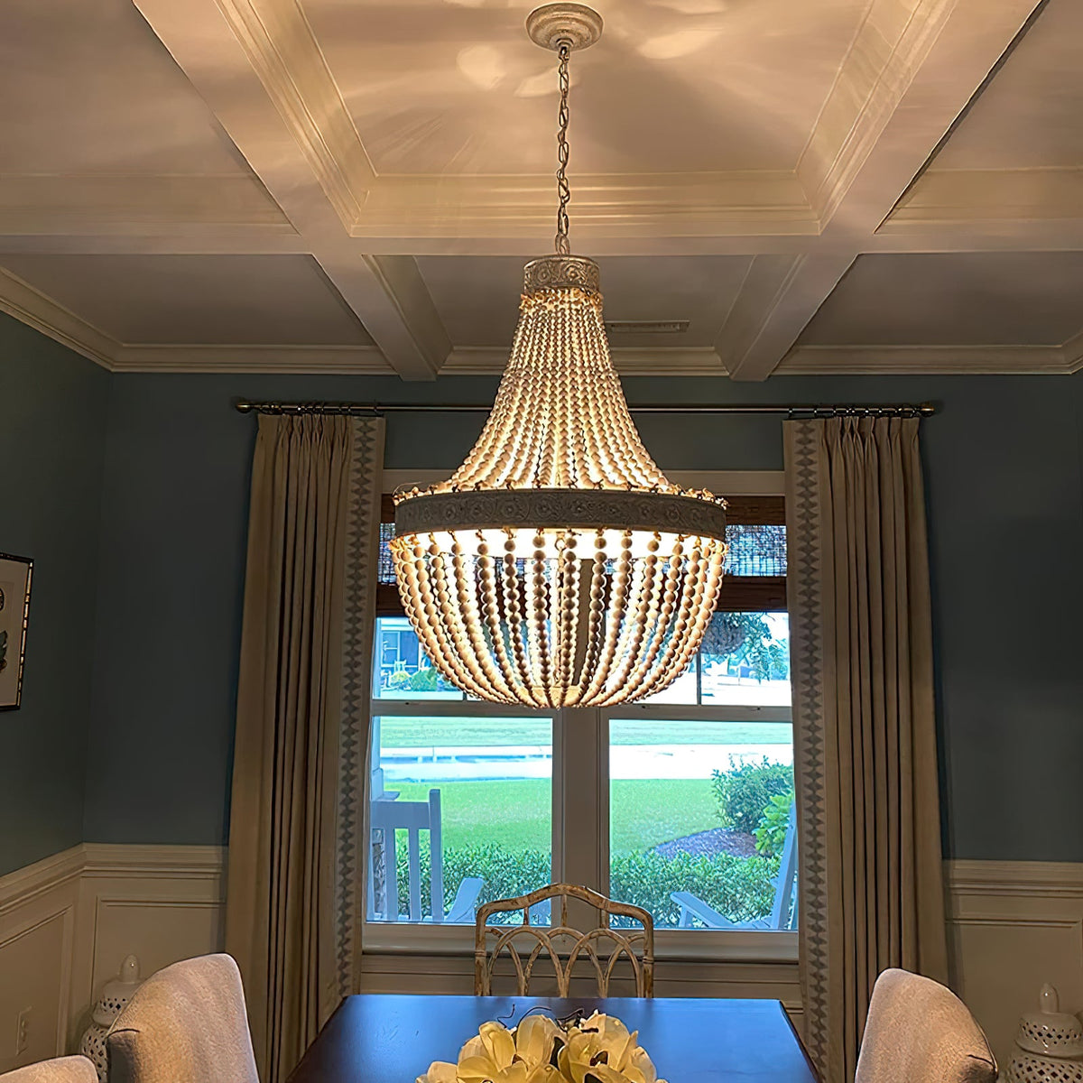 Littlefield Beaded Chandelier — view 8