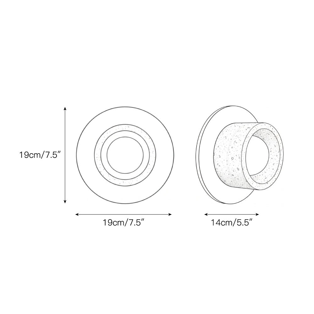Logatec Traverine Wall Lamp — view 3