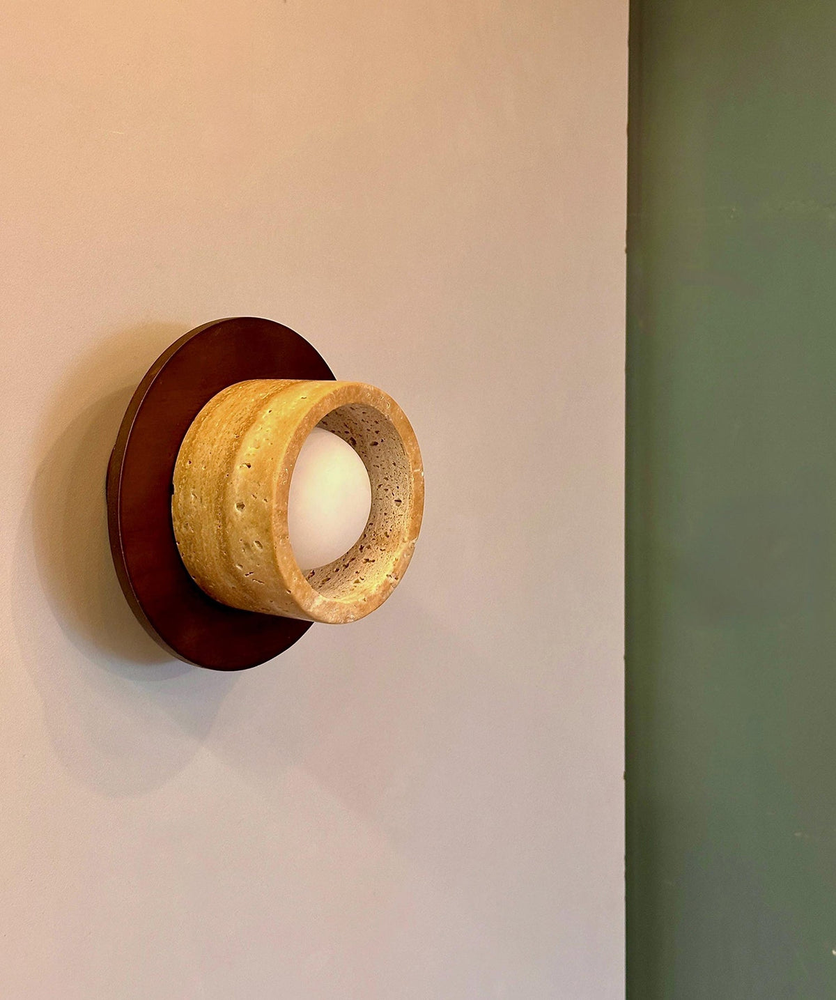 Logatec Traverine Wall Lamp — view 4