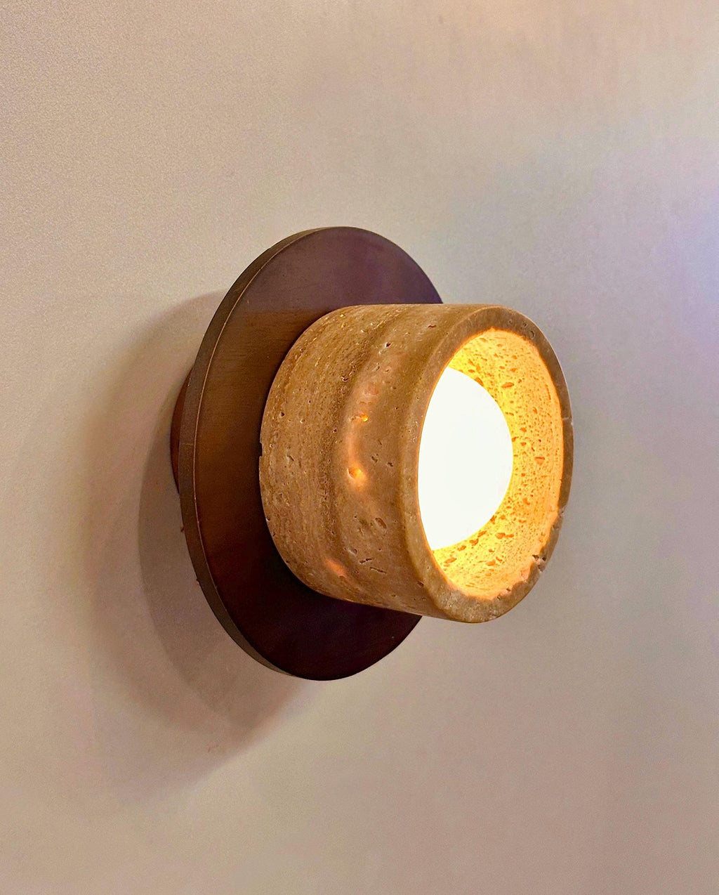Logatec Traverine Wall Lamp — view 2