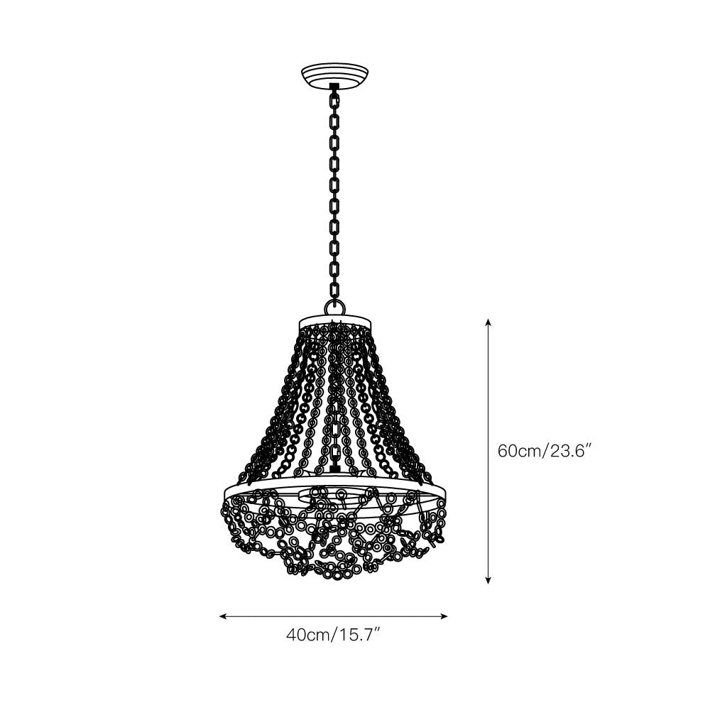 Longwell Chandelier — view 3