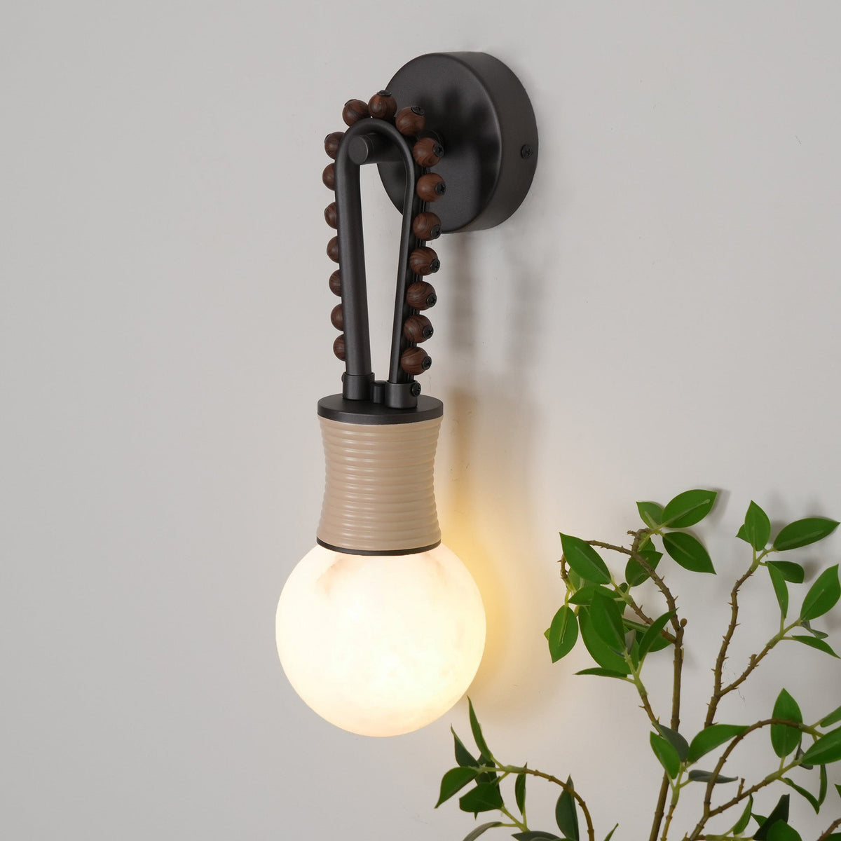 Loop Alabaster Wall Lamp — view 2