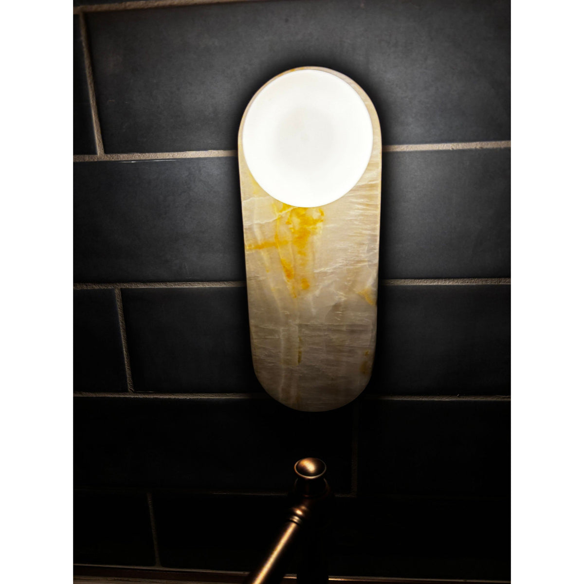 Lucie White Sconce — view 4
