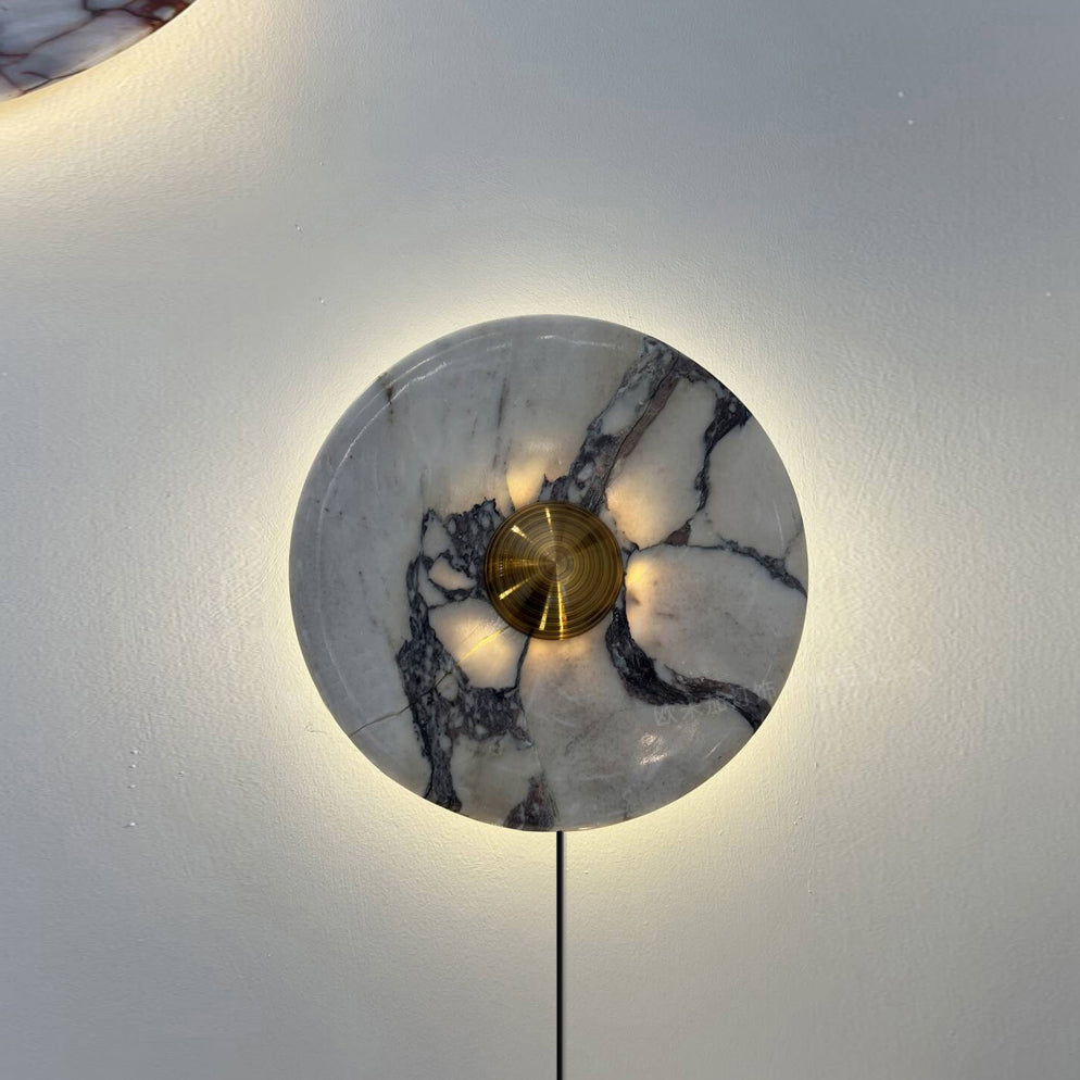 Lucie Marble Plug-in Wall Lamp — view 7