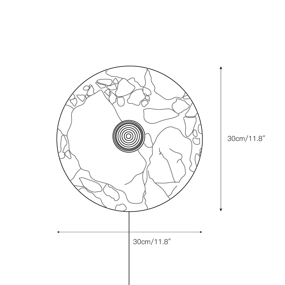 Lucie Marble Plug-in Wall Lamp — view 4