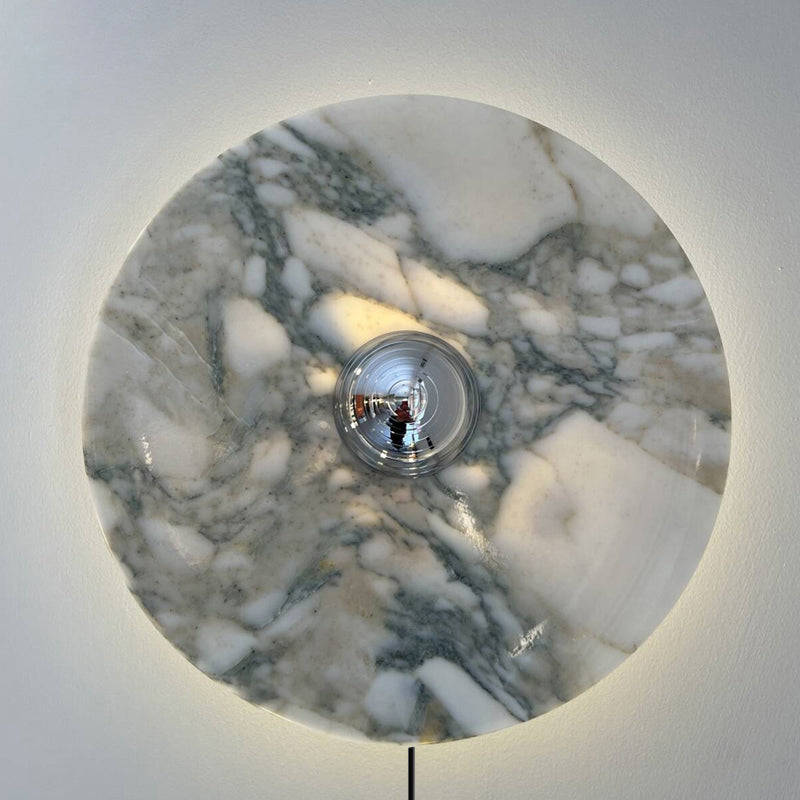 Lucie Marble Plug-in Wall Lamp — view 12