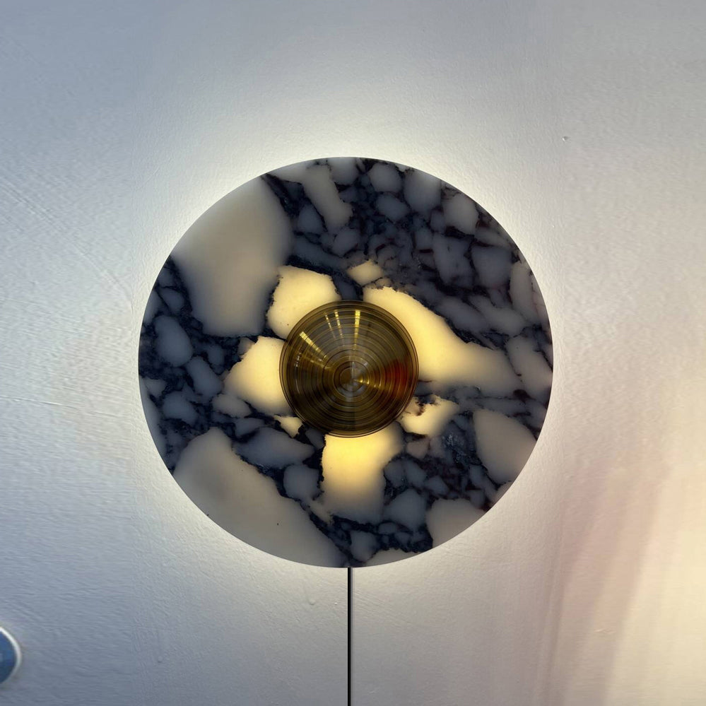 Lucie Marble Plug-in Wall Lamp — view 6