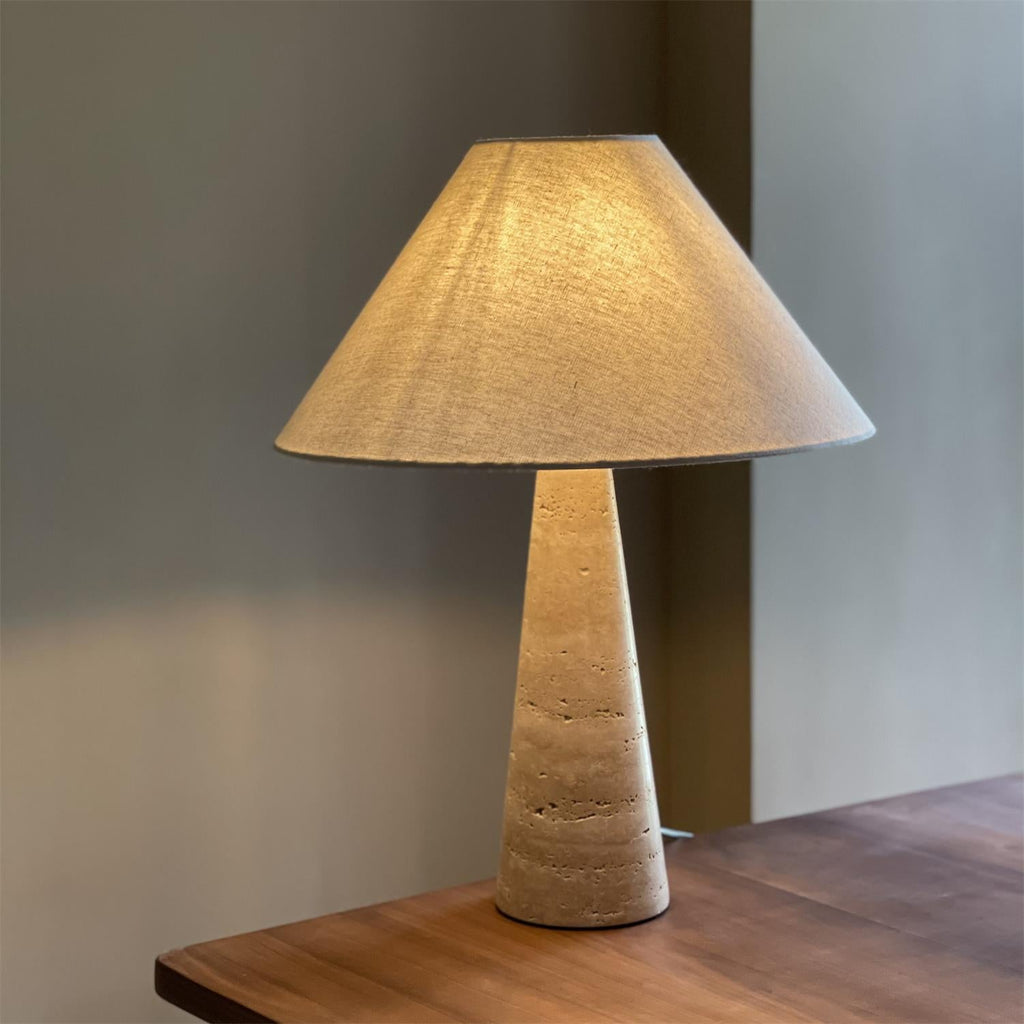 Lulu Travertine Table Lamp — view 9