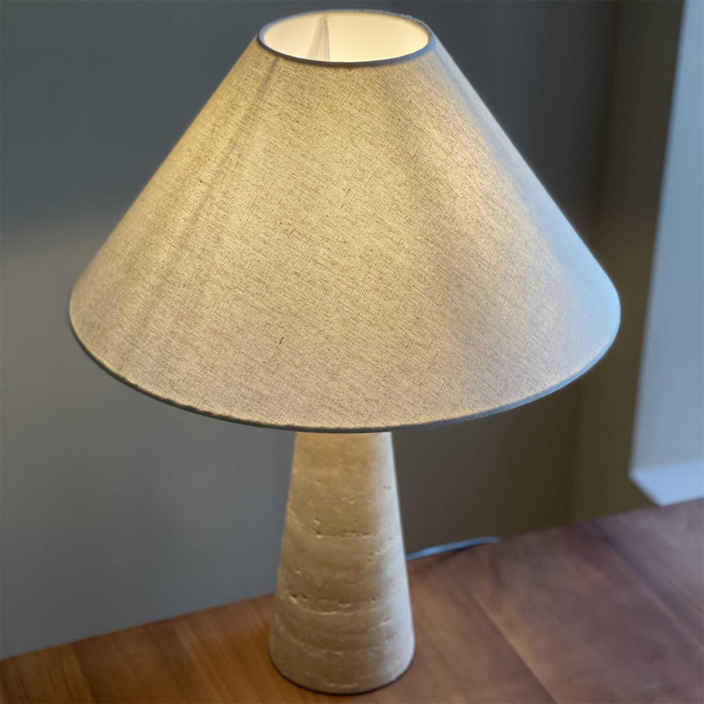 Lulu Travertine Table Lamp — view 14