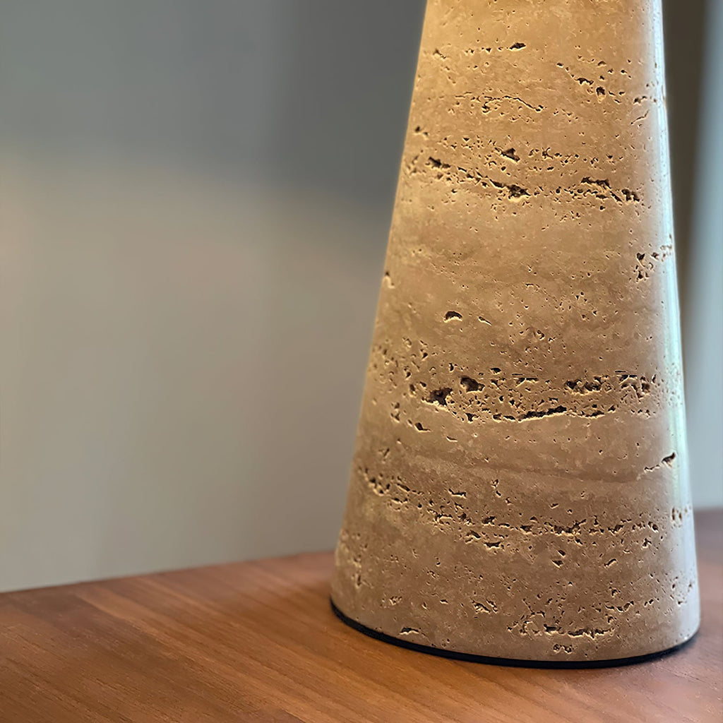 Lulu Travertine Table Lamp — view 15