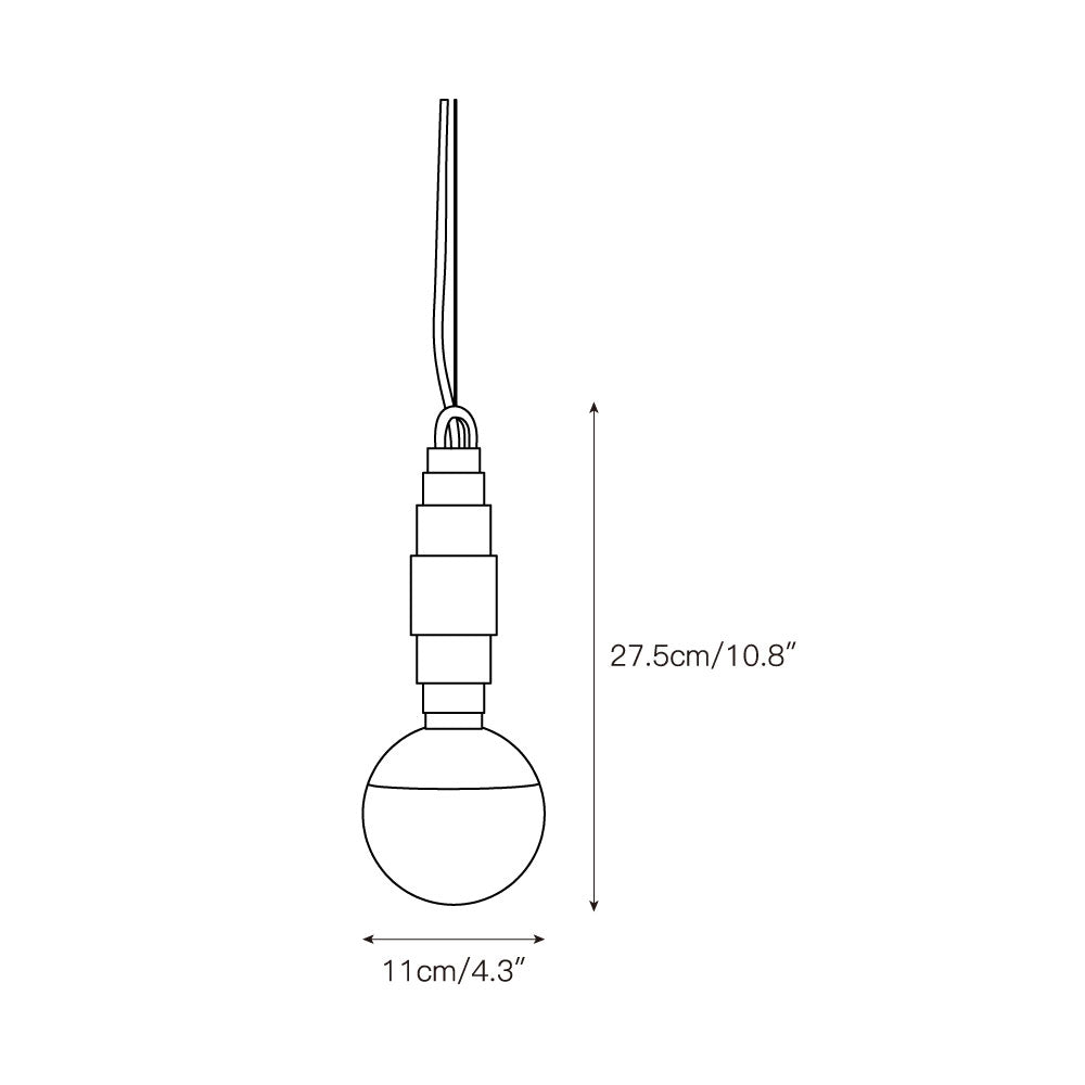 Lunar Marble Pendant Lamp — view 3