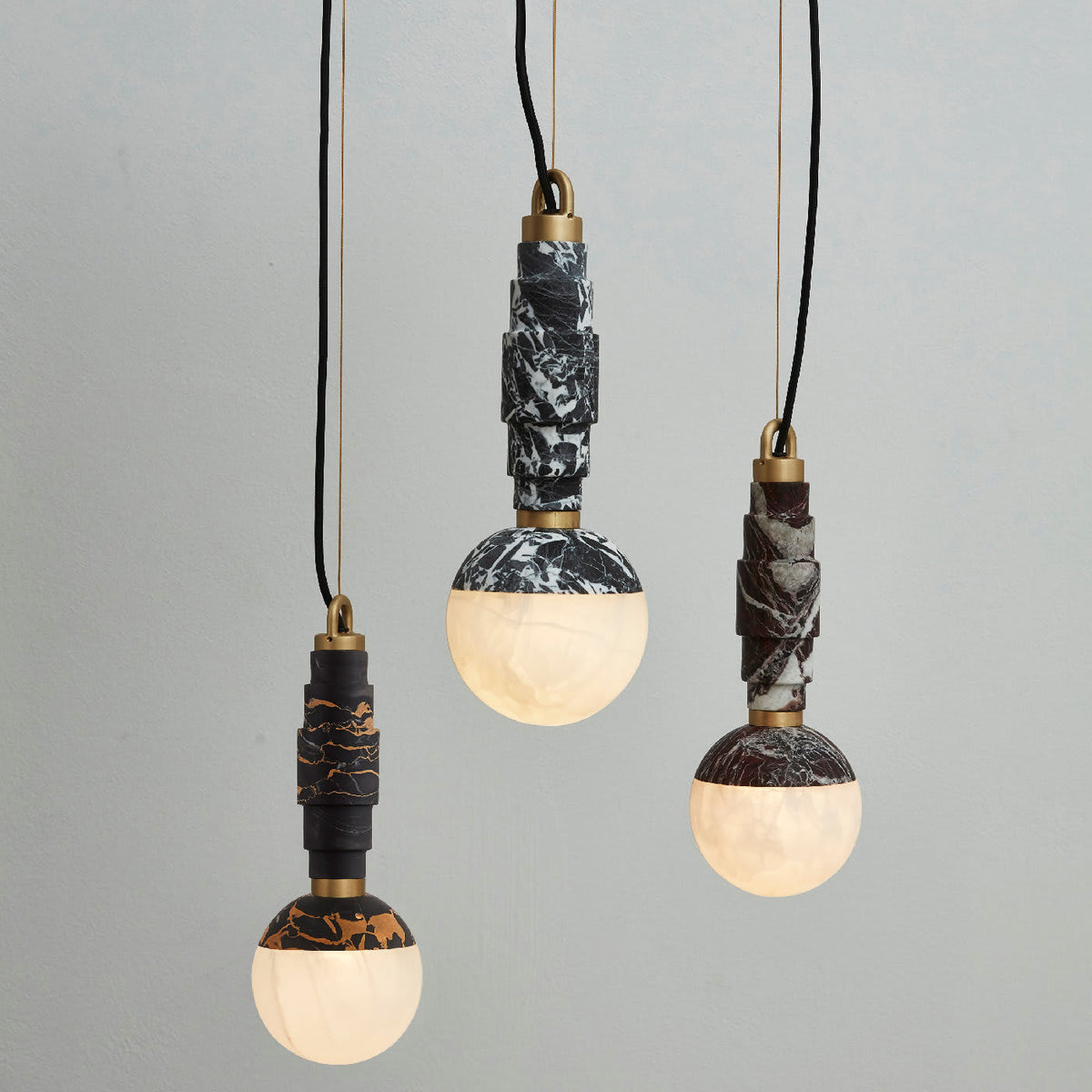 Lunar Marble Pendant Lamp — view 2