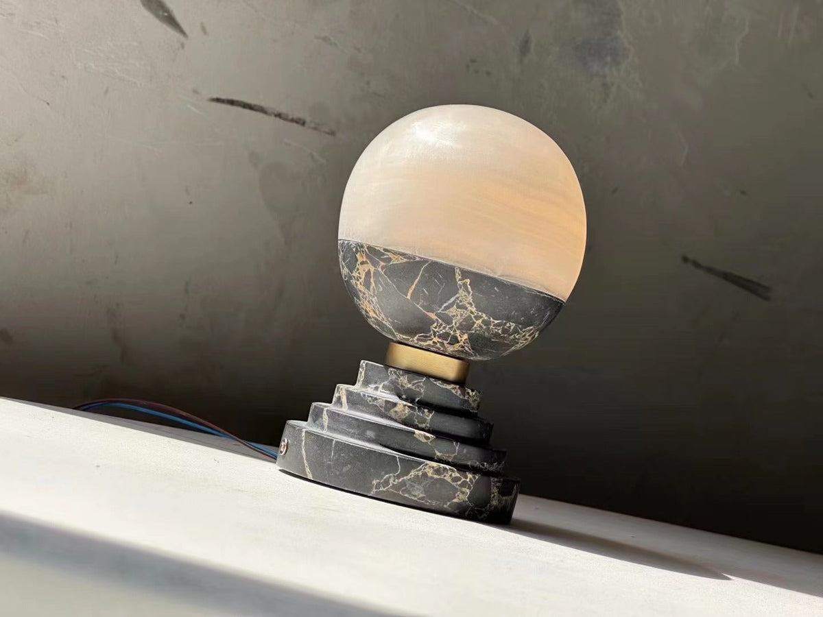 Lunar Marble Table Lamp — view 7