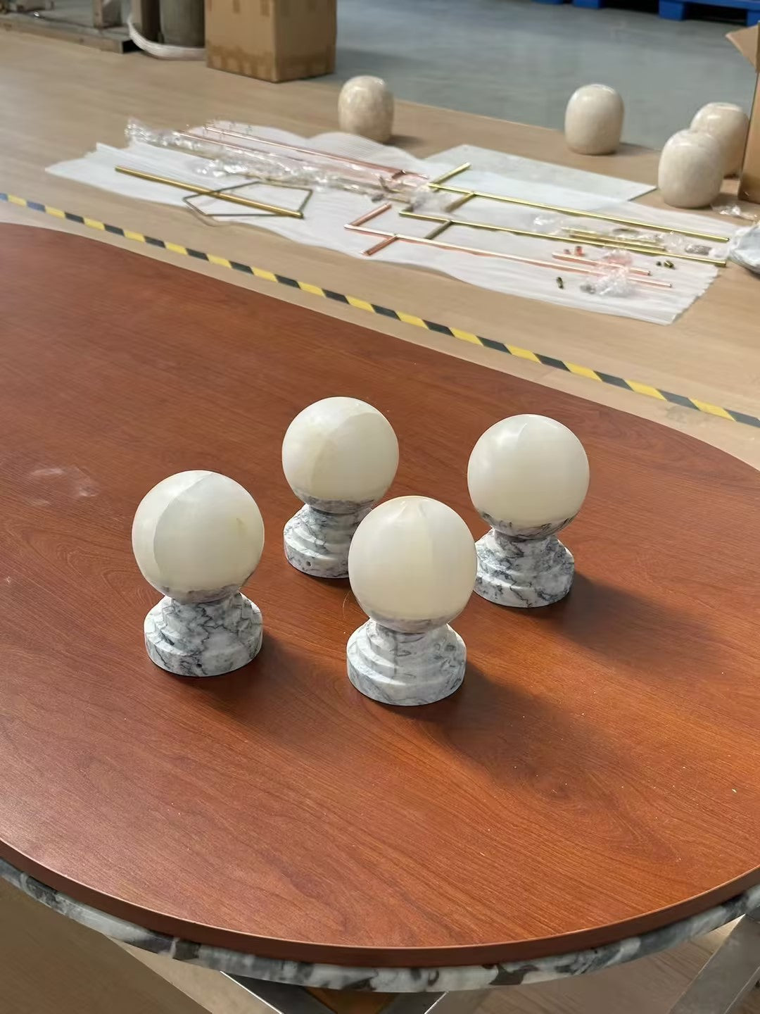 Lunar Marble Table Lamp — view 14