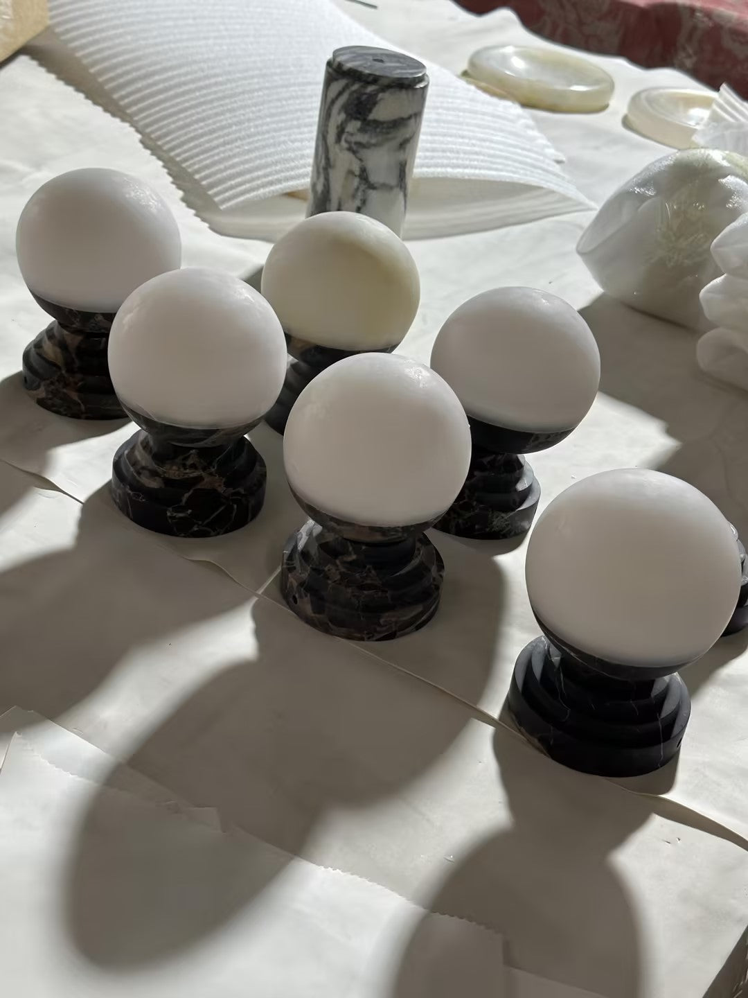 Lunar Marble Table Lamp — view 20