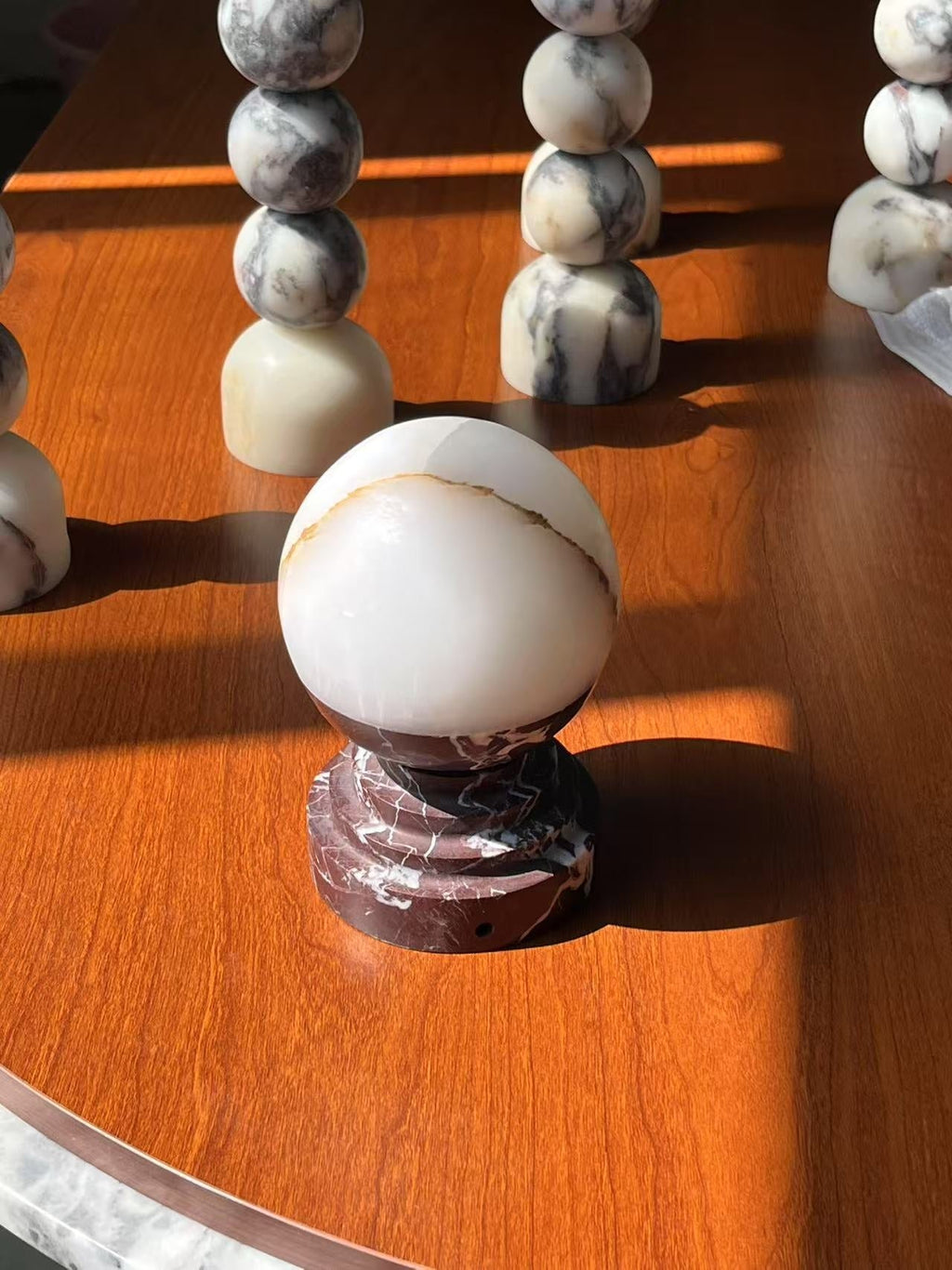 Lunar Marble Table Lamp — view 21