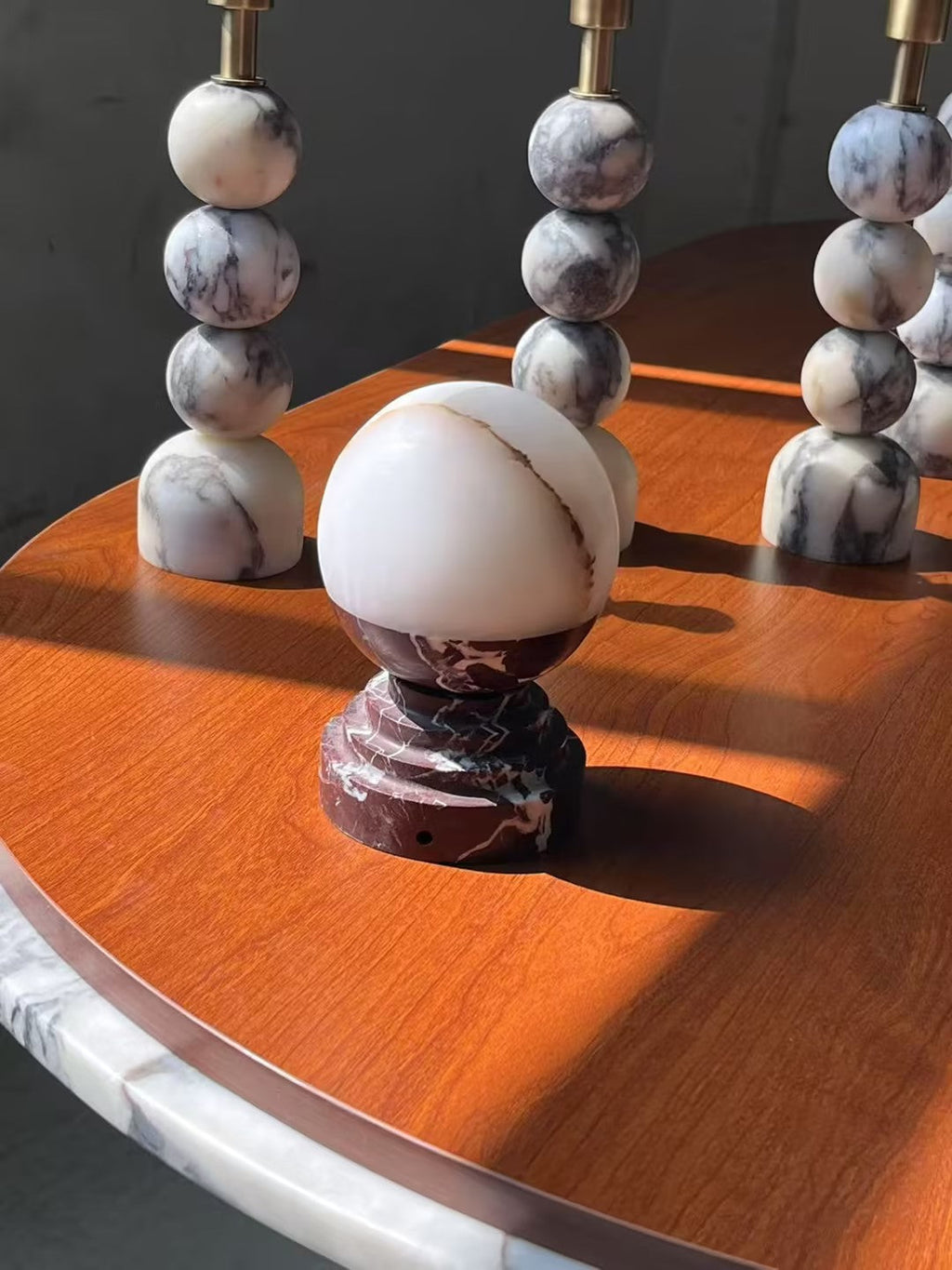 Lunar Marble Table Lamp — view 22