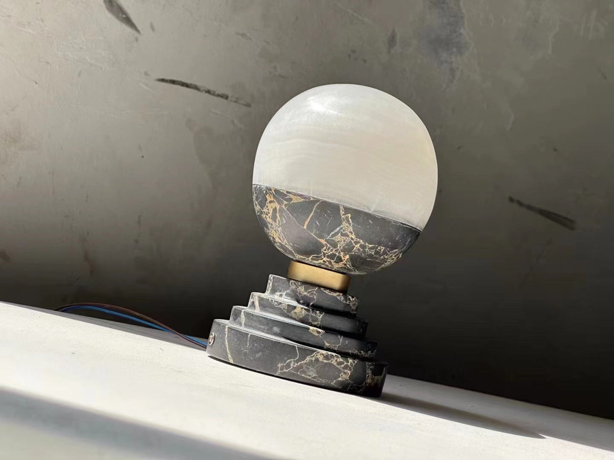Lunar Marble Table Lamp — view 8