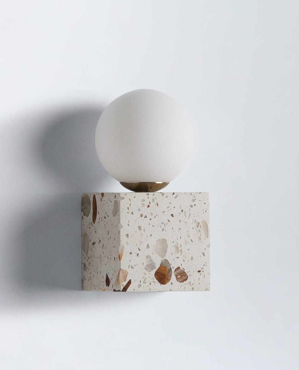 Lunas Terrazzo Cube Wall Sconce — view 4