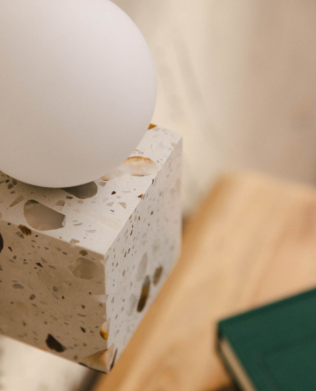 Lunas Terrazzo Cube Wall Sconce — view 6