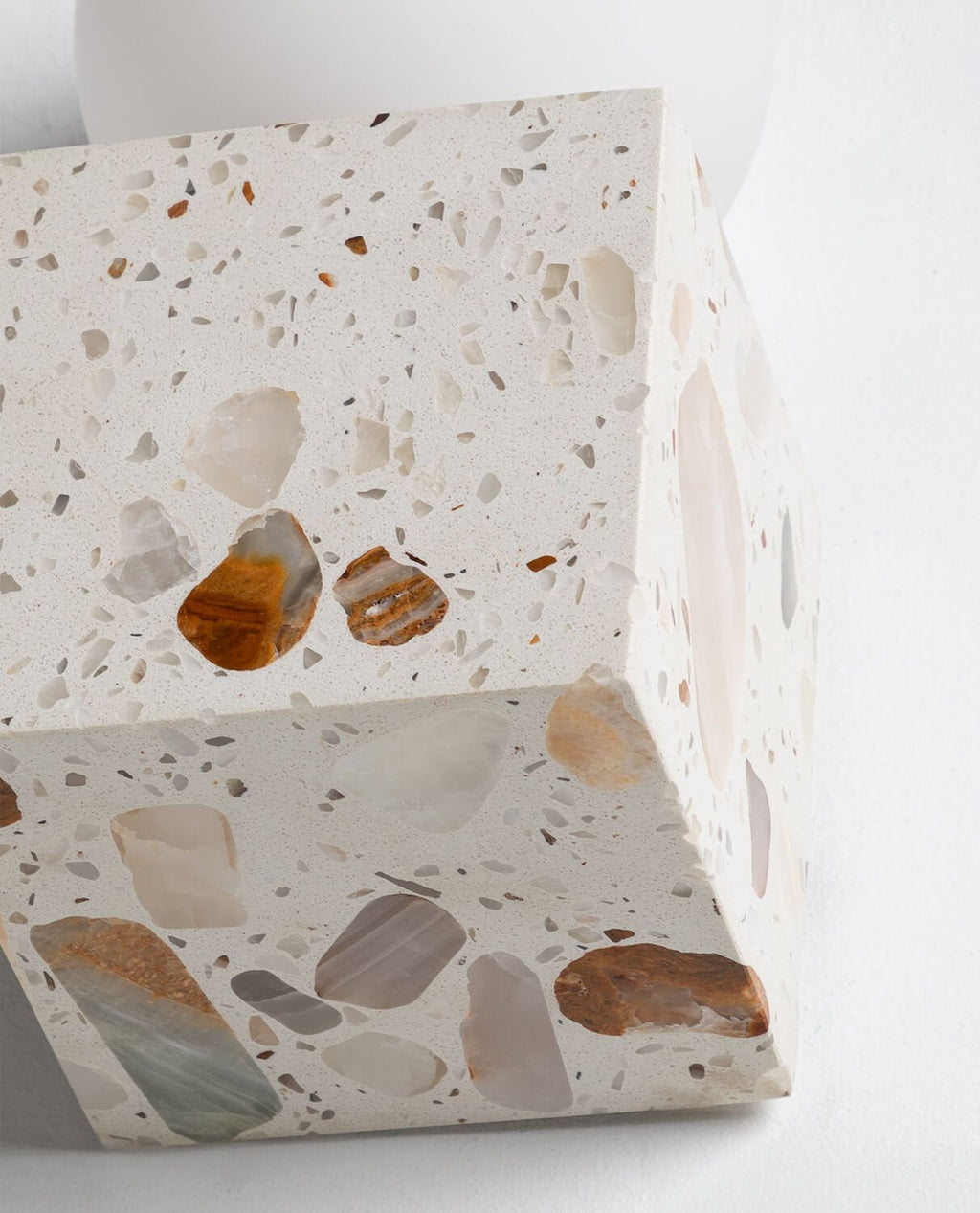 Lunas Terrazzo Cube Wall Sconce — view 9