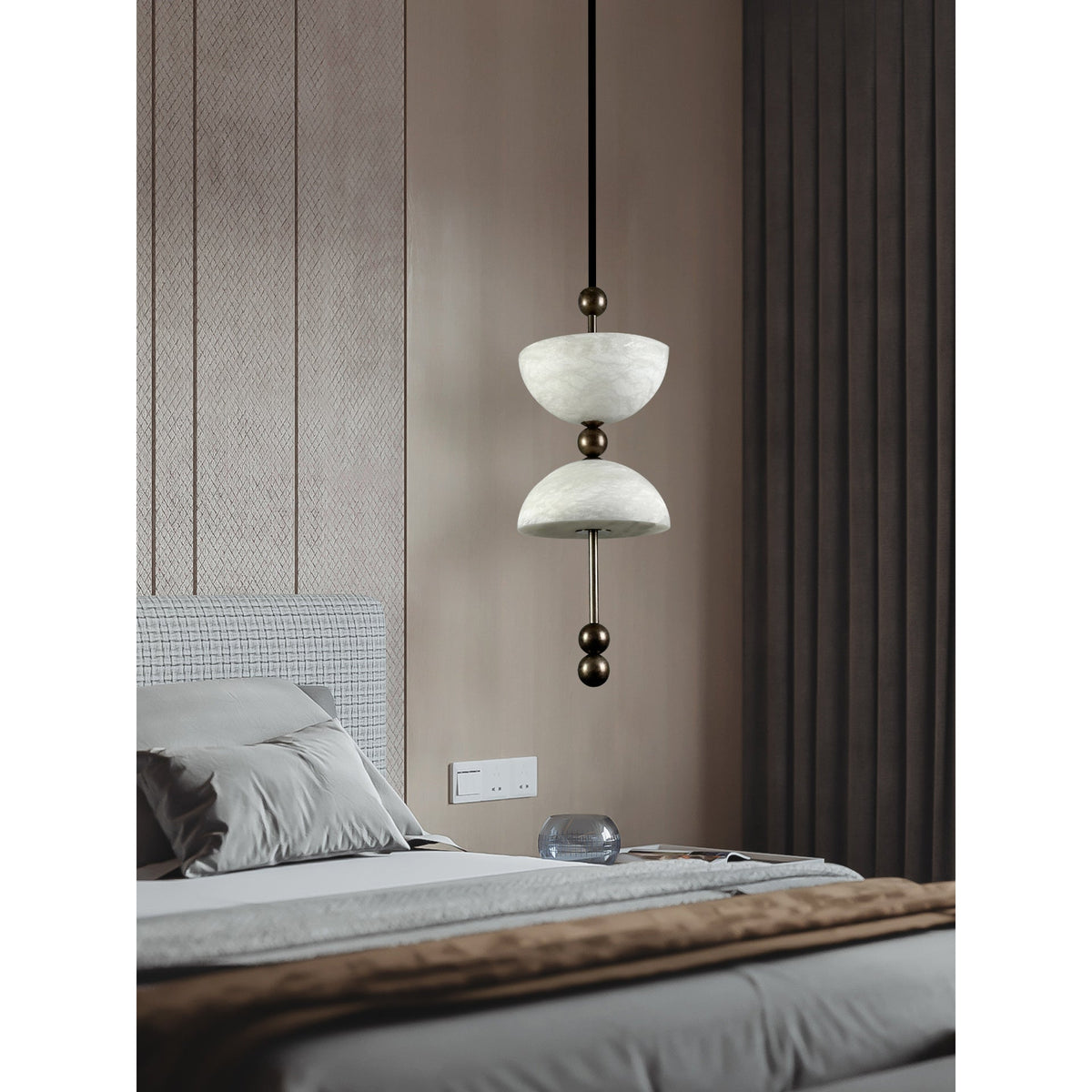 Lyra Alabaster Pendant Lamp — view 5