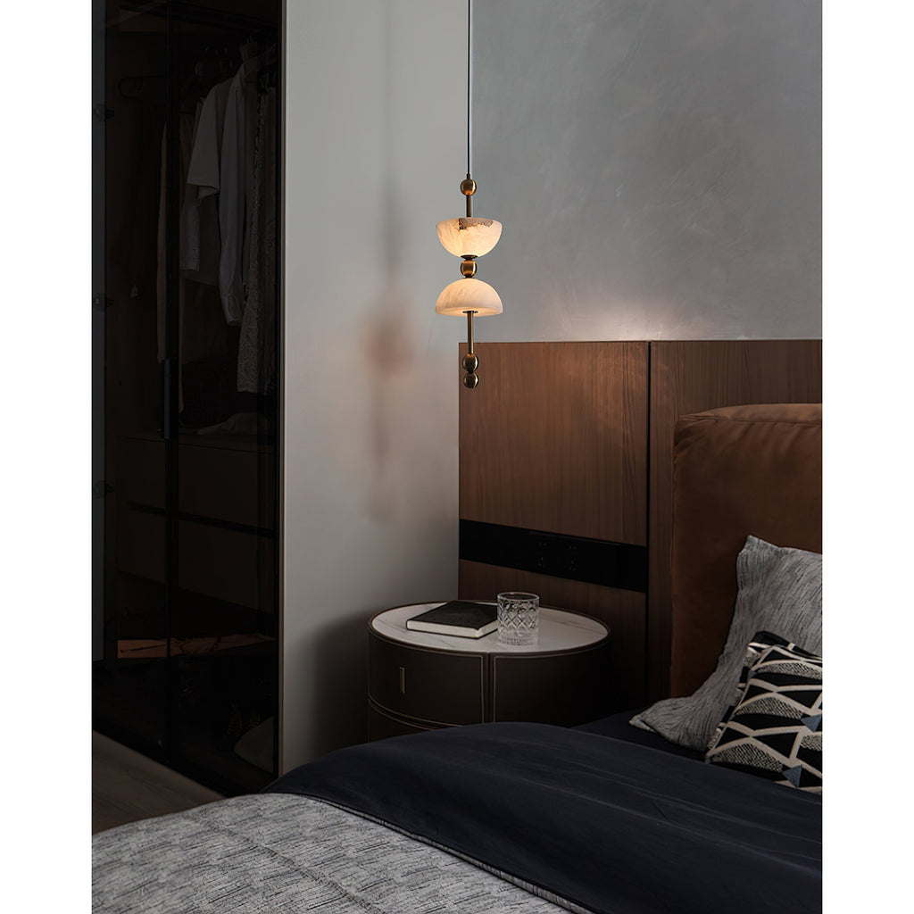 Lyra Alabaster Pendant Lamp — view 6