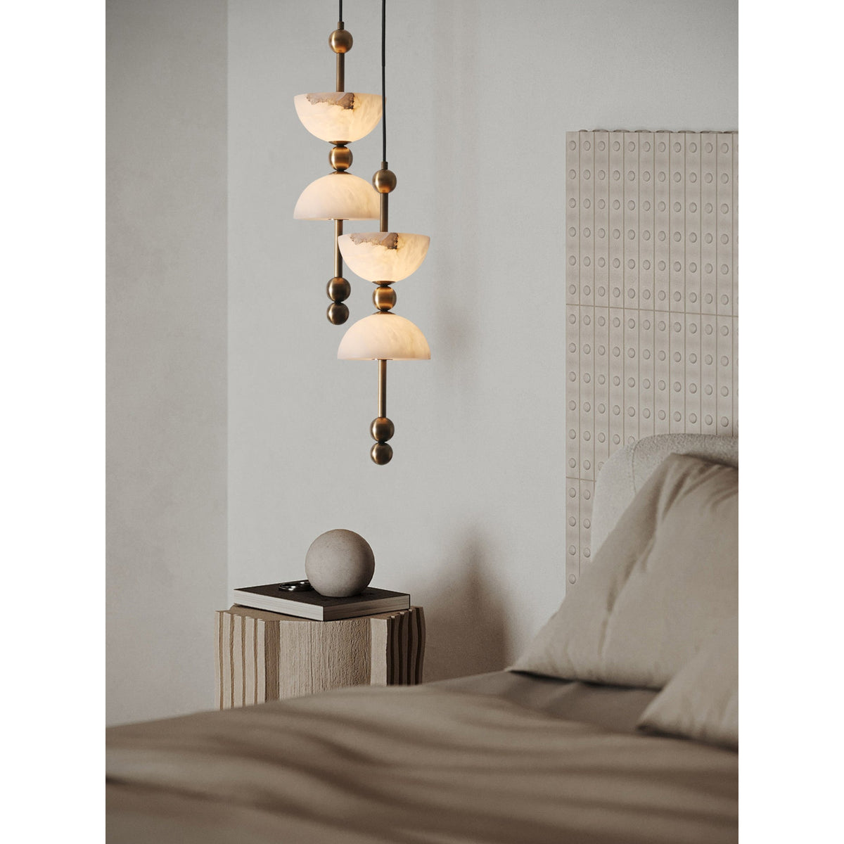 Lyra Alabaster Pendant Lamp — view 7