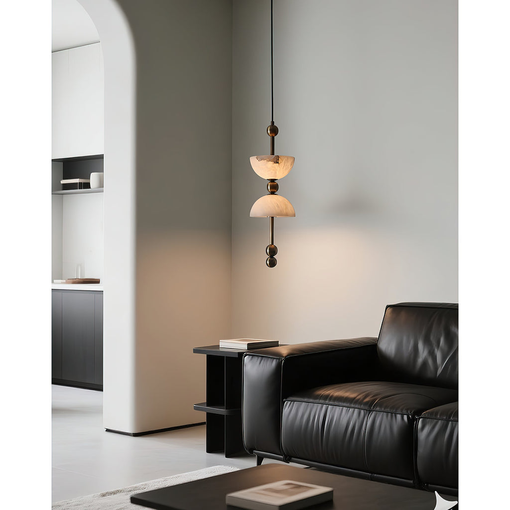 Lyra Alabaster Pendant Lamp — view 8