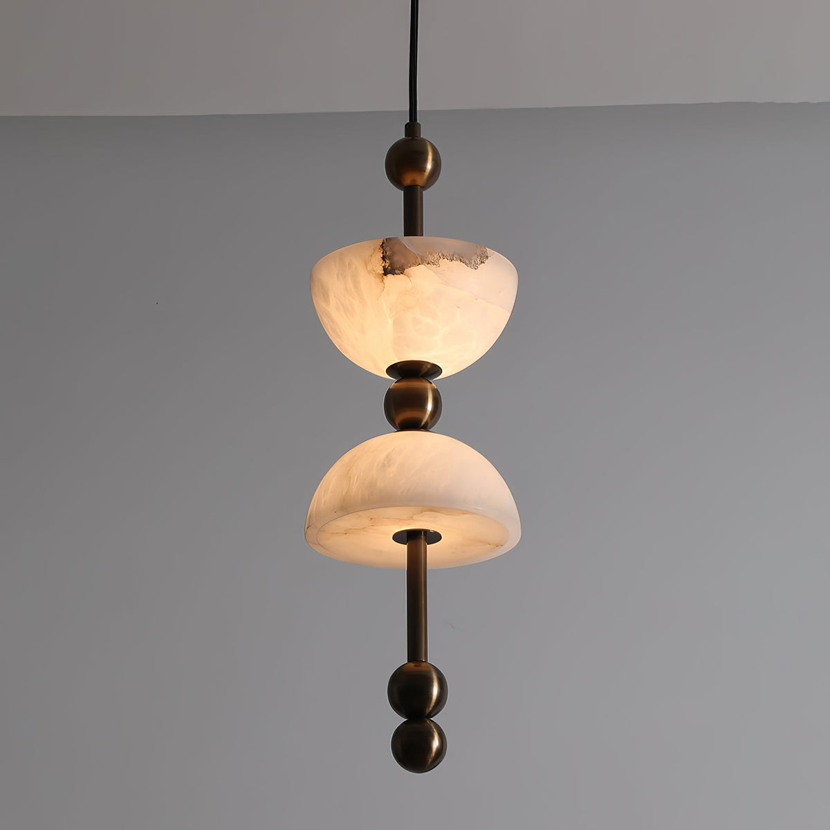 Lyra Alabaster Pendant Lamp — view 9