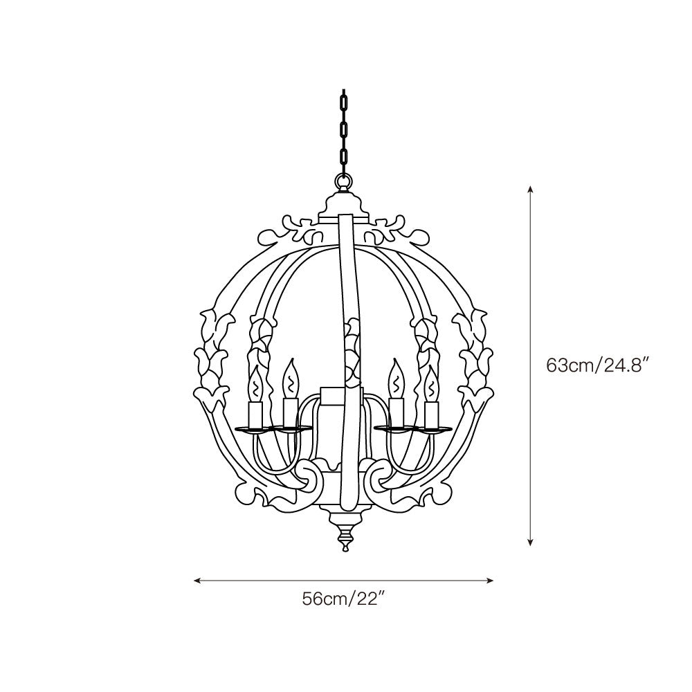 Maci Wood Pendant Lamp — view 3