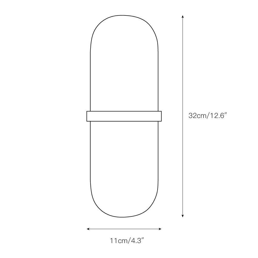 Melange Pill Form Sconce — view 3