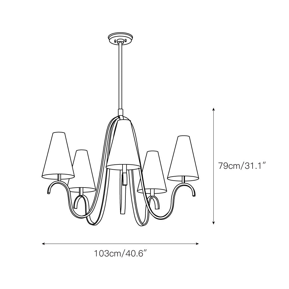 Melor Chandelier — view 4
