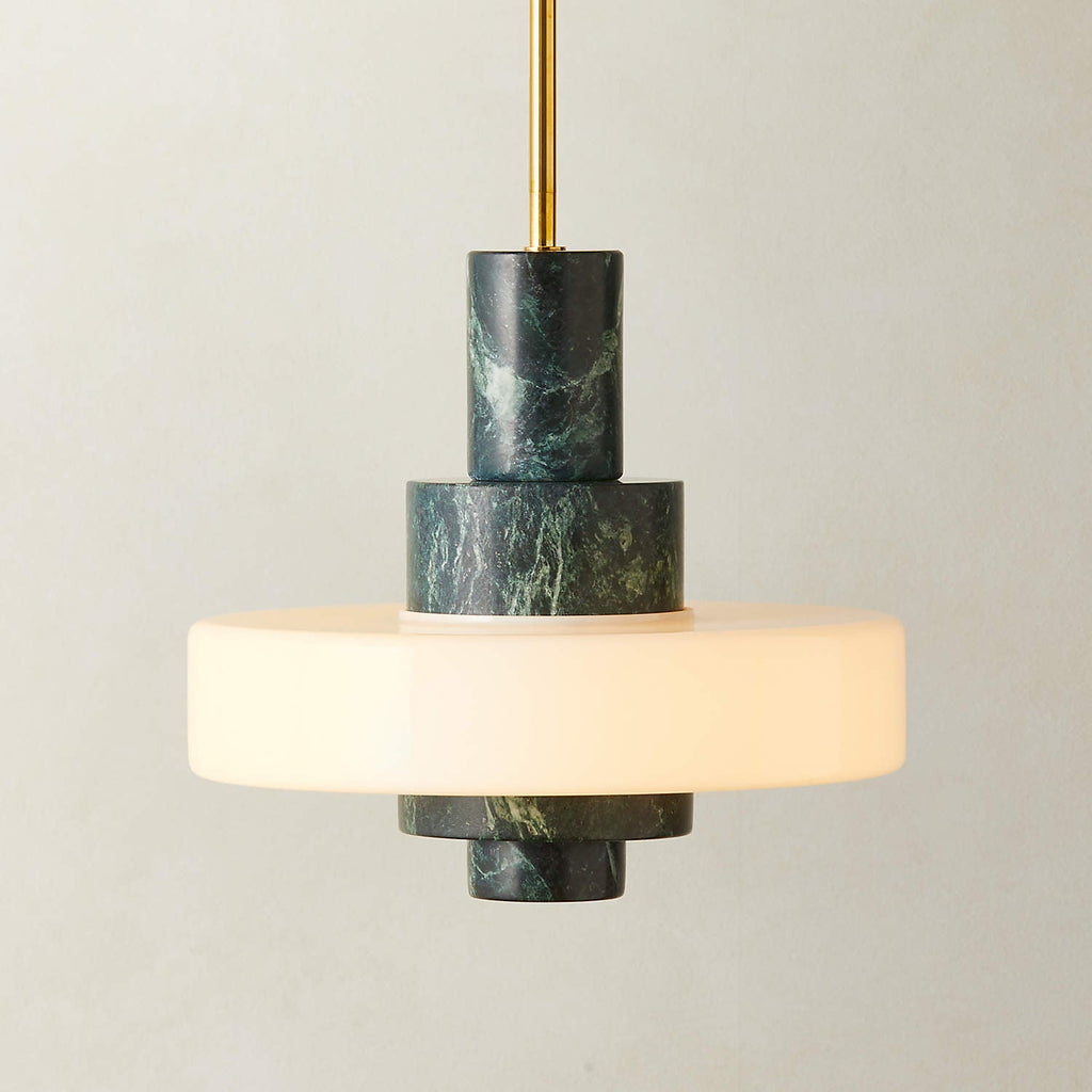 Mercury Green Marble Pendant Lamp — view 12