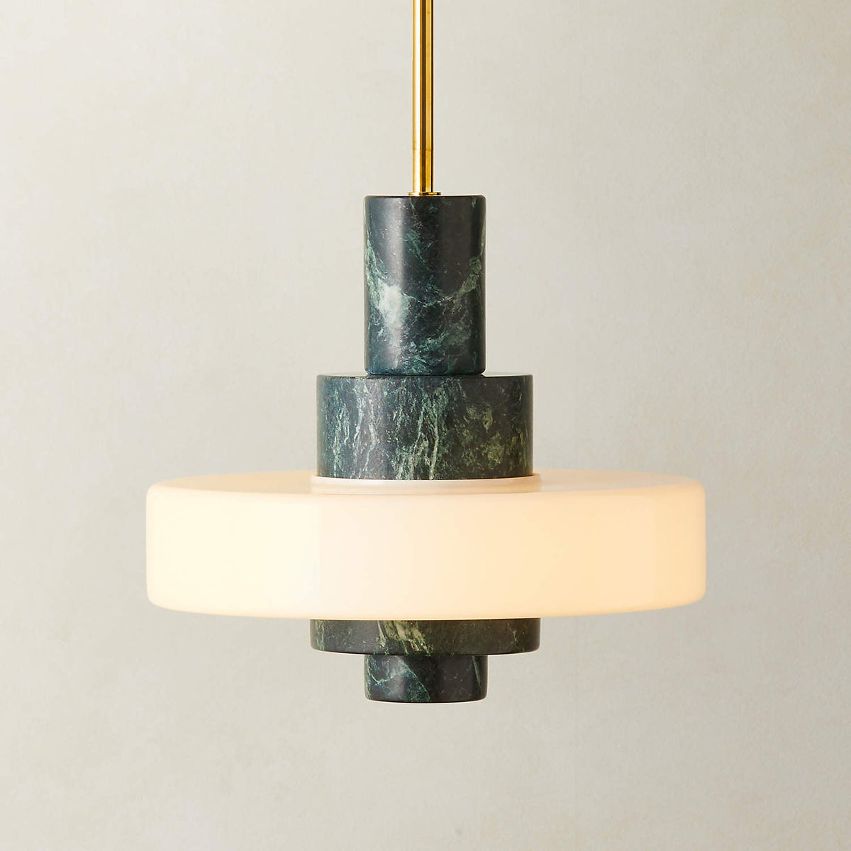 Mercury Green Marble Pendant Lamp — view 12